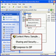 Context Menu Extension DLL Screenshot